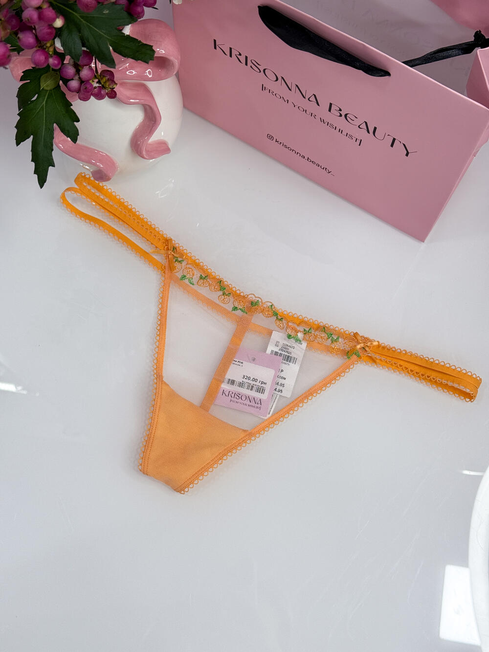 Трусики wink Strappy V-string розмір s vitamin C 