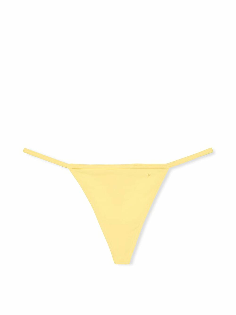 Трусики Stretch Cotton V-string розмір S Yellow Tulip 