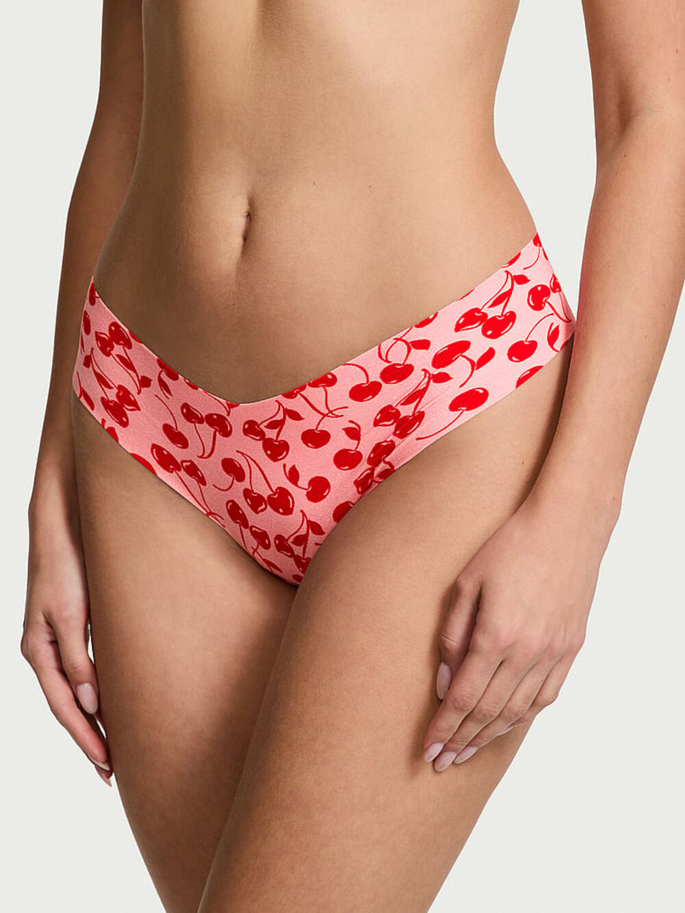 No-Show Thong Panty розмір S Pink Hope Cherry Hearts (75IY) 