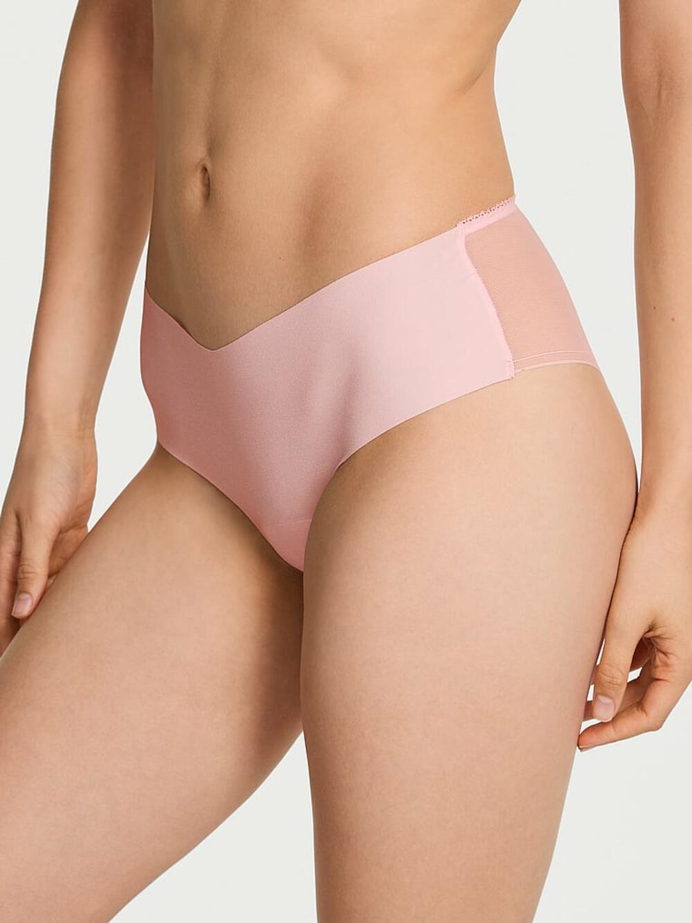 No-show Mesh-Back Logo Cheeky Panty розмір S Angel Pink 