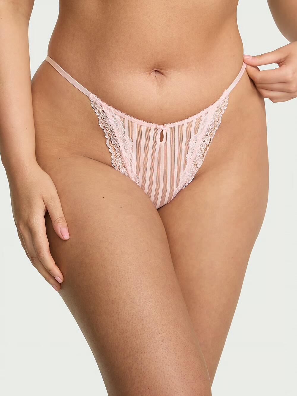 Lacie Sheer Heritage String Thong Panty розмір L Angel Pink 