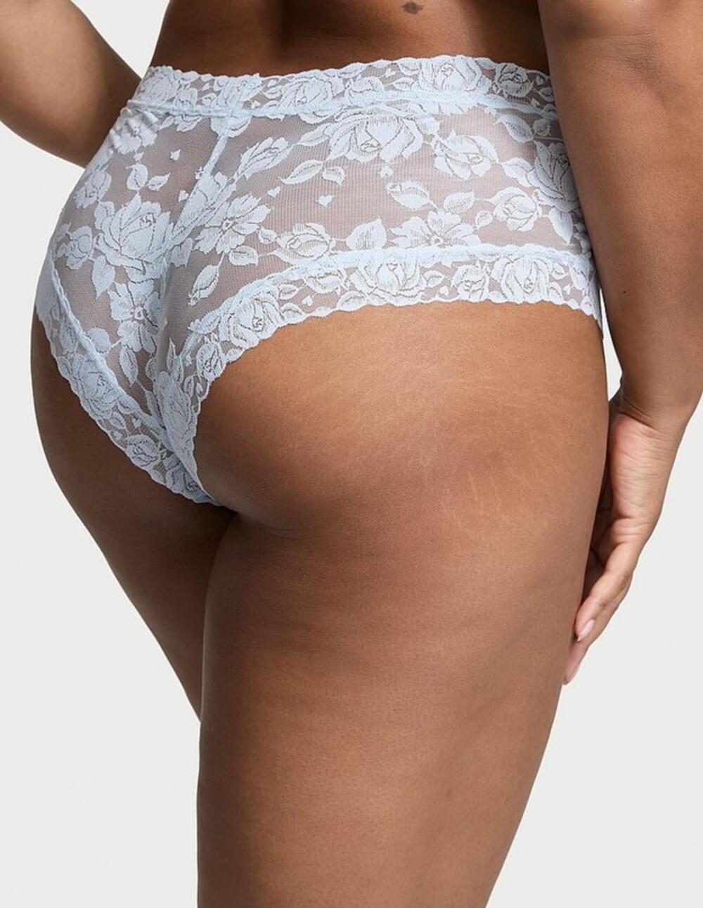Lace Heart Blooms Cheeky Panty розмір S Light Blue (04M3) 