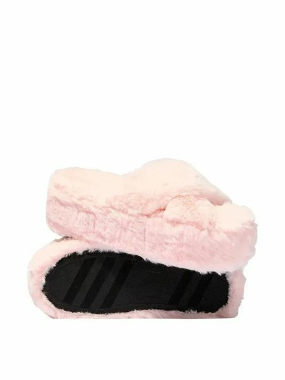 Капці розмір L Faux Fur Slippers рожеві 