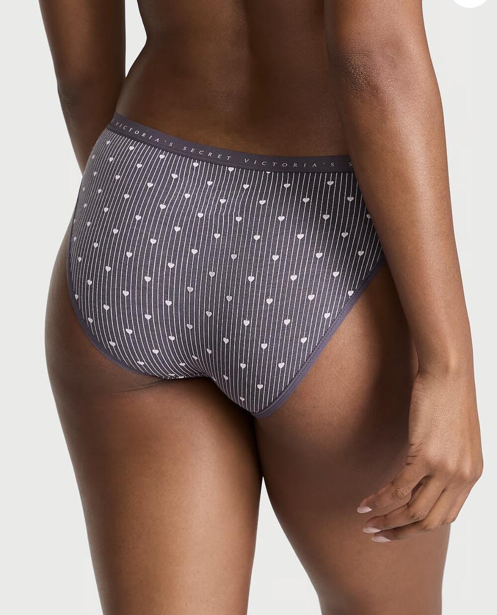 Stretch Cotton Bikini Panty розмір М Tornado Heart Stripes (7B63)