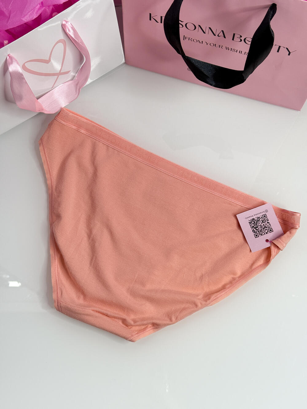 Stretch Cotton Bikini Panty розмір М персикові 