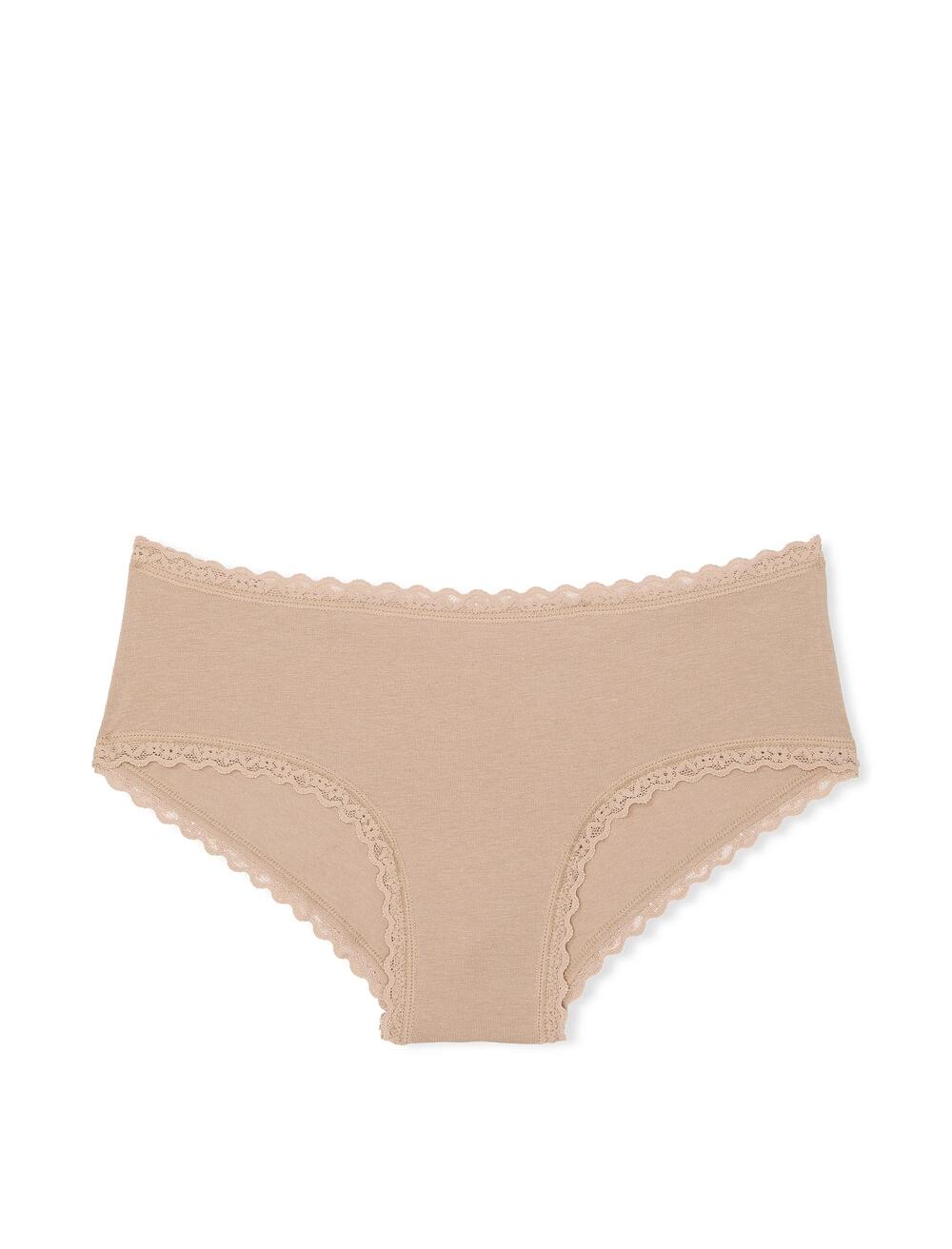 Cotton Lace-Waist Cheeky Panty розмір М Praline (65H8) 