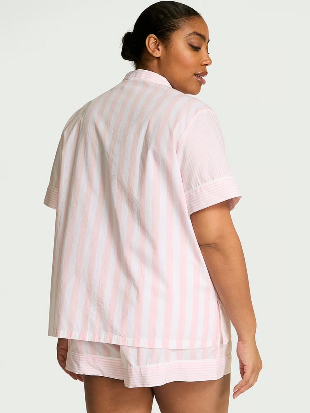 розмір S Бавовняна піжама Pink Iconic Stripe