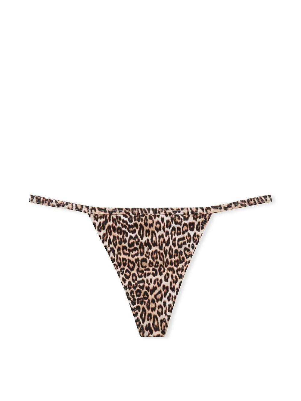 Трусики Stretch Cotton V-string розмір L leopard 
