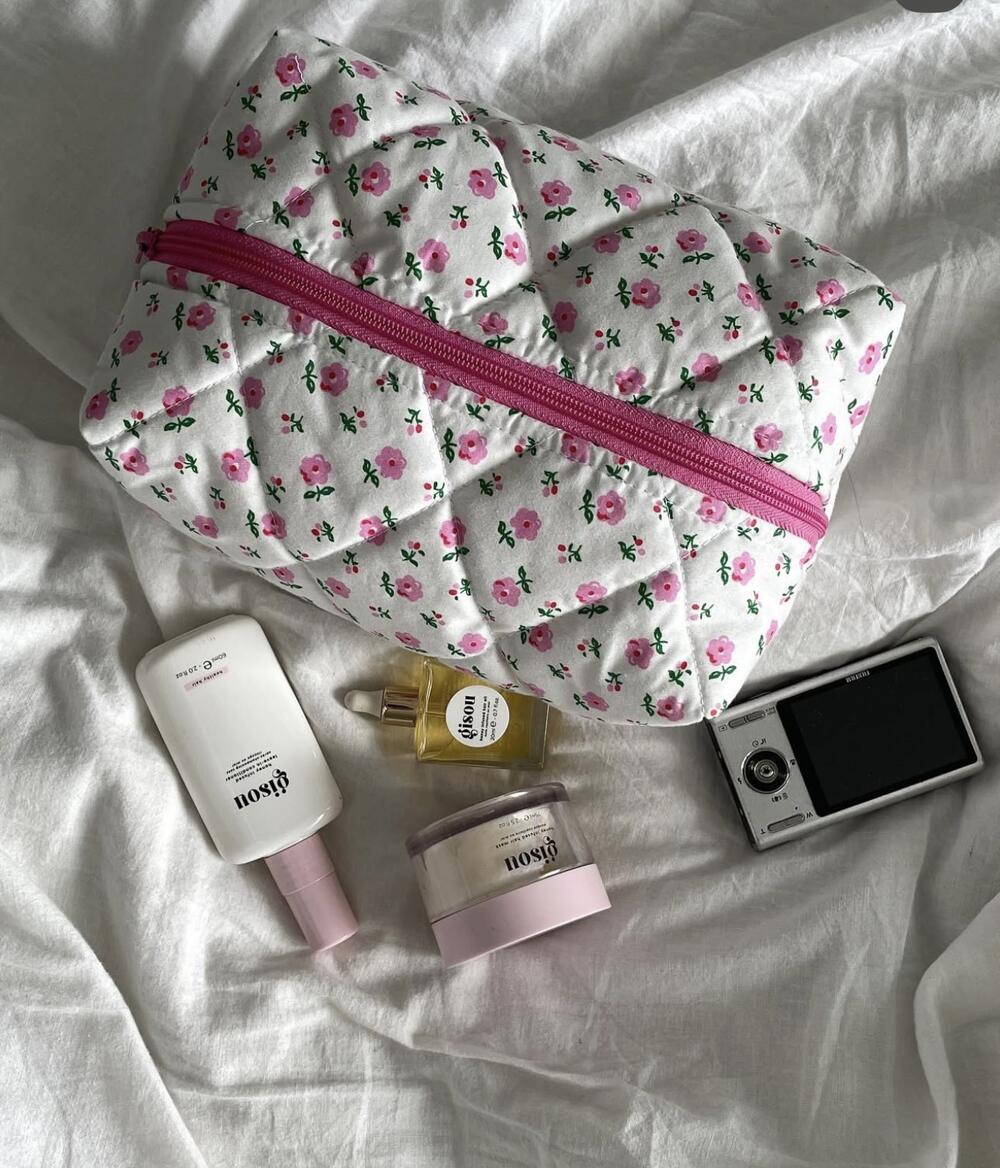 Косметичка з рожевими квітками, medium 