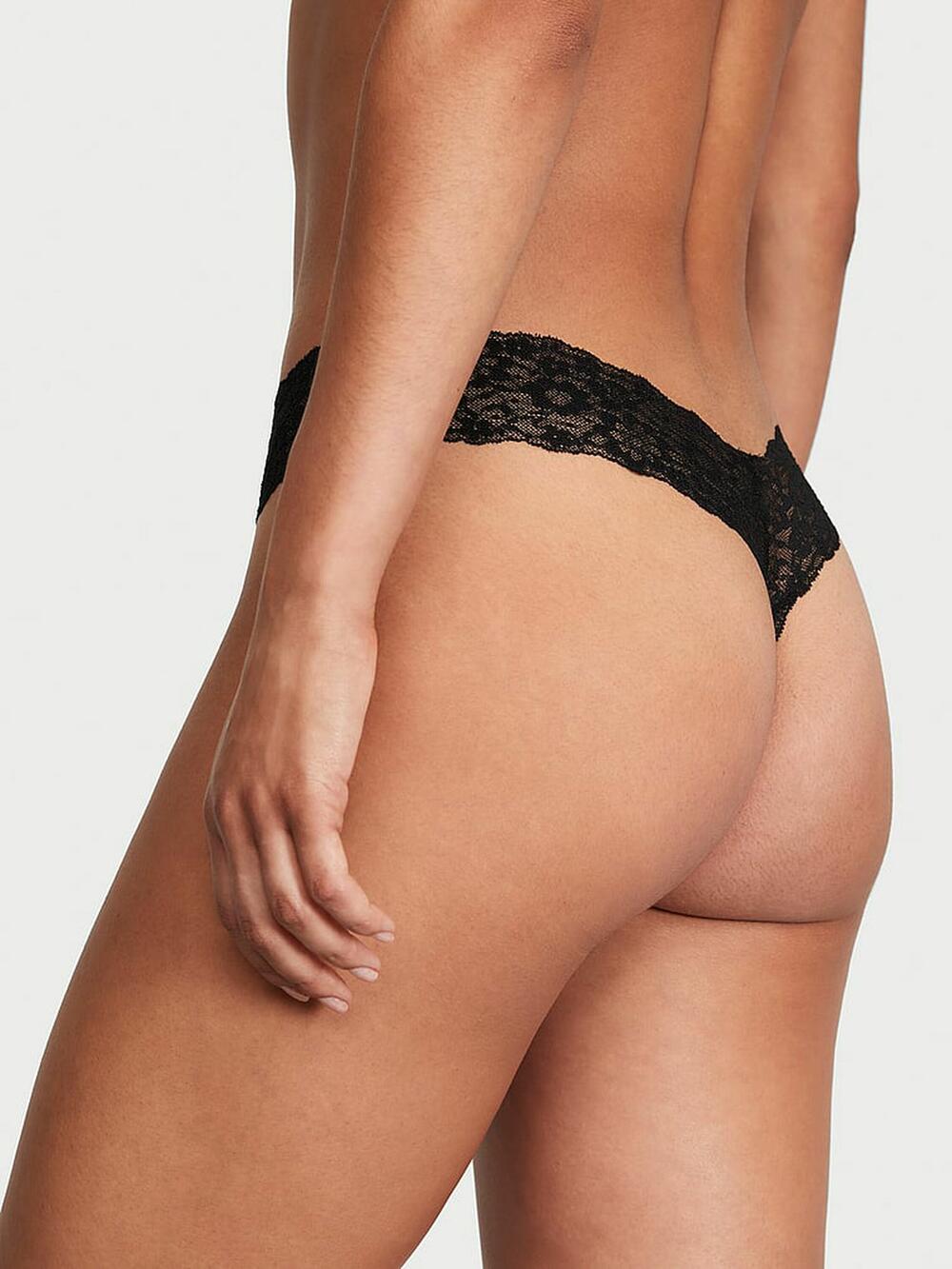 Lace Thong Panty розмір s Black (54A2) 