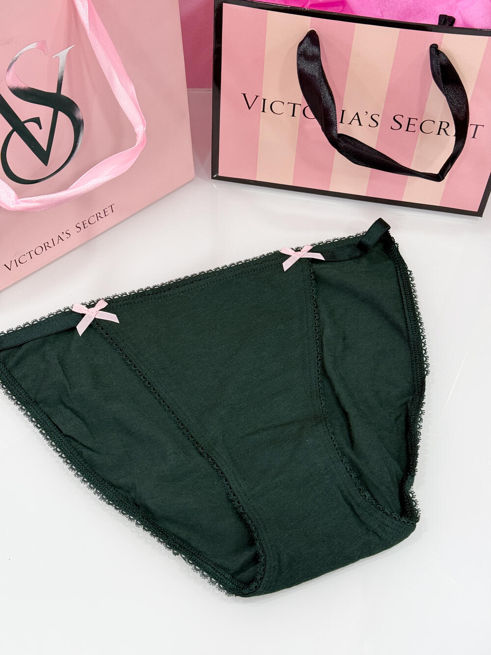 Stretch Cotton Bikini Panty розмір S ізумрудні 